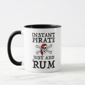 Directe piraat - voeg enkel Rum toe Mok (Links)