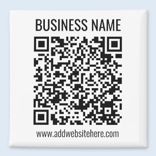 Directe QR-code (voer uw website-URL in om te wijz Magneet