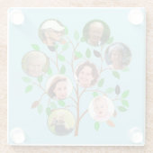 Directe reeks - aangepaste foto glazen onderzetter (Achterkant)