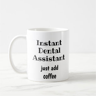 Directe tandassistent gewoon coffee Fun Quote toev Koffiemok