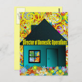 Directeur binnenlandse operaties briefkaart (Voorkant / Achterkant)