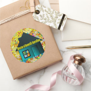 Directeur binnenlandse operaties ronde sticker