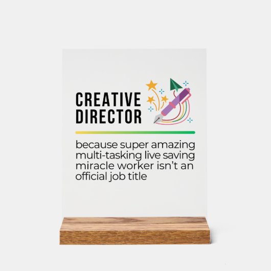 Directeur de création drôle (Recto)