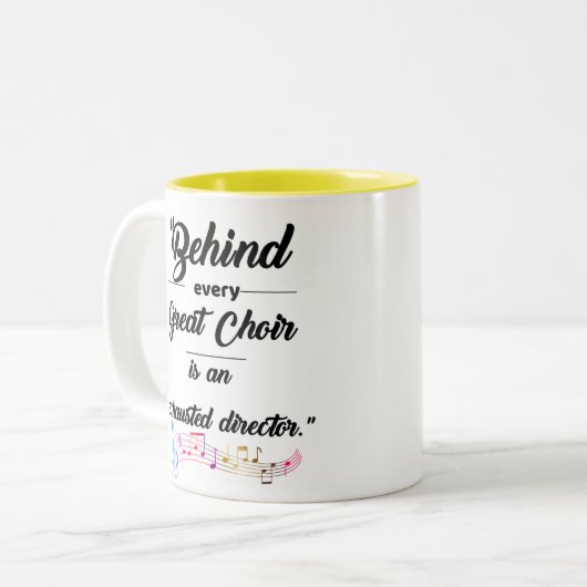 "Directeur épuisé" Appréciation Mug (Devant gauche)