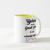 "Directeur épuisé" Appréciation Mug (Devant droit)