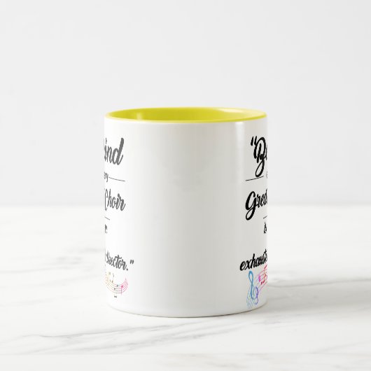 "Directeur épuisé" Appréciation Mug (Centre)