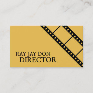 Directeur Film Filmbewerker filmmaker Visitekaartje