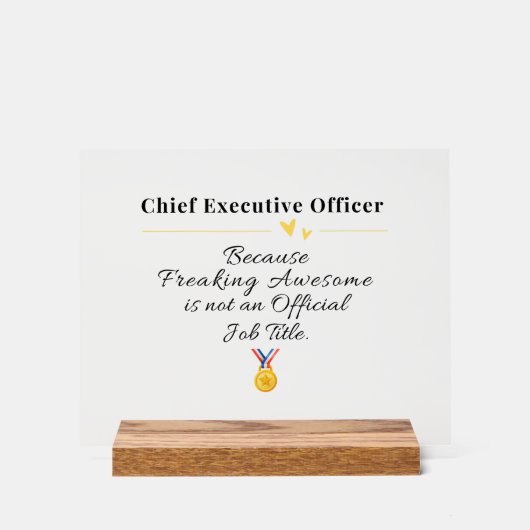 Directeur général drôle (Recto)