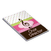 Directeur Gift Journal Notebook de choeur (Côté Droit)