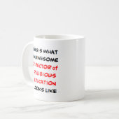 directeur godsdienstonderwijs , geweldige koffiemok (Voorkant links)