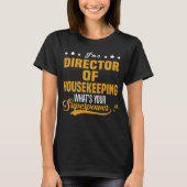 Directeur Huishouding T-shirt (Voorkant)