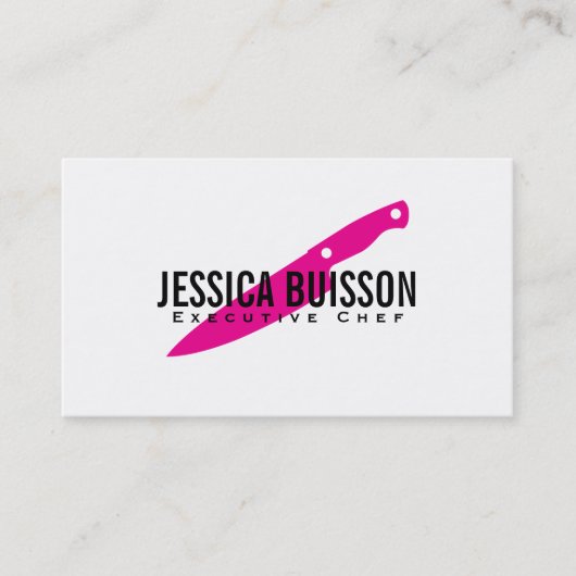 Directeur (magenta) visitekaartje (Voorkant)