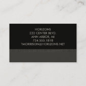 Directeur marketing Cartes de visite (Dos)