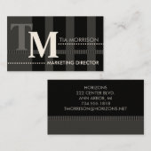 Directeur marketing Cartes de visite (Devant / Derrière)