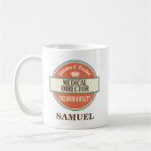 Directeur Médicale Personalized Office Mug Gift (Gauche)