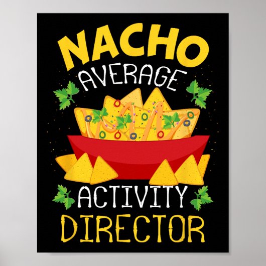 Directeur Nacho Gemiddelde Activiteit Directeur Ci Poster (Voorkant)