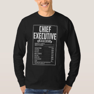 Directeur Nutrition Facts T-shirt