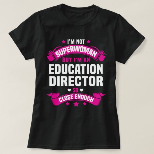 Directeur Onderwijs T-shirt (Design voorkant)