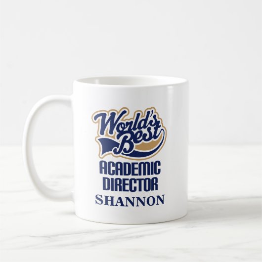 Directeur scolaire Personalized Mug Gift (Gauche)