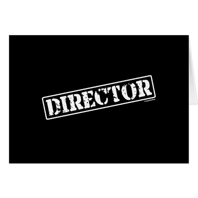 Directeur Stempel (Voorkant Horizontaal)