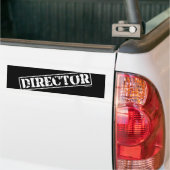 Directeur Stempel Bumpersticker (Op Truck)