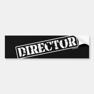 Directeur Stempel Bumpersticker