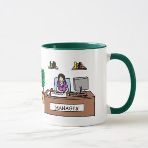 Directeur - tasse personnalisée de bande dessinée