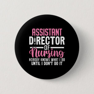 Directeur van Nursing Funny Adon Rn Nurse Med Ronde Button 5,7 Cm