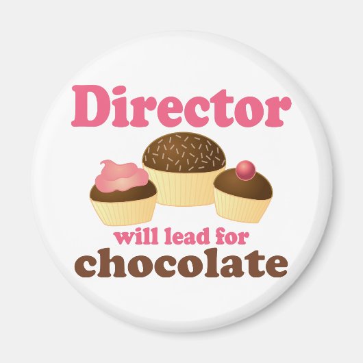Directeur Will Lead voor Chocolate Magneet (Voorkant)