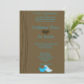 Direction des Inséparables de printemps Faire-part (Debout devant)