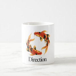 Direction – Timeless Koi Symbol of Clarity, Growth Koffiemok
