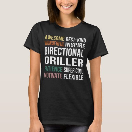 Directional Driller  Appreciation T-shirt (Voorkant)
