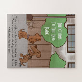 Directions de parc de chiens Puzzle 56 PCS (Horizontal)
