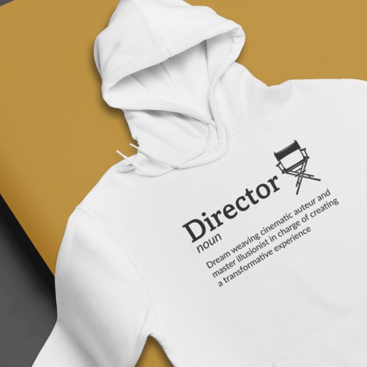 Director Definition Light Mode - Filmmaker Hoodie