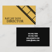 Director Producer Film Editing Editor Maker Visitekaartje (Voorkant / Achterkant)