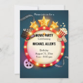 Director’s Cut Birthday Invitation  (Devant)