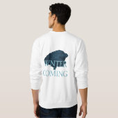 Direwolf Winter Komt Sweatshirt - Cool Graphi (Achterkant volledig)