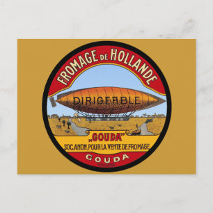 Dirigeable Holland Cheese Briefkaart