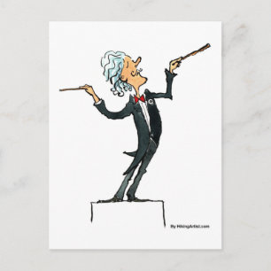 dirigent briefkaart
