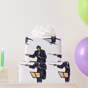 Dirigent Symfonieorkest Klassieke Muziek Cadeaupapier