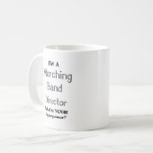 Dirigent van een marching band koffiemok (Voorkant links)