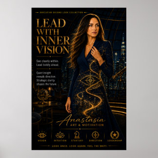 Diriger avec une vision intérieure – Affiche de le