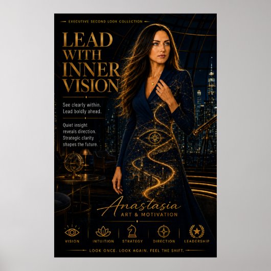 Diriger avec une vision intérieure – Affiche de le (Devant)