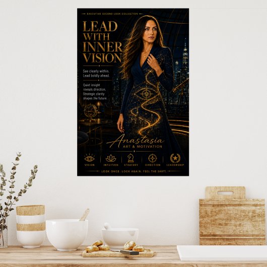 Diriger avec une vision intérieure – Affiche de le (Cuisine)