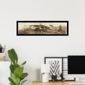 Dirigibele Shenandoah Disaster Photo 1925 Poster (Thuiskantoor)