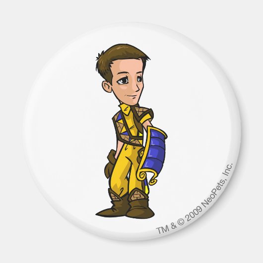 Dirigibles Losse Desert Personeelsspeler Magneet (Voorkant)