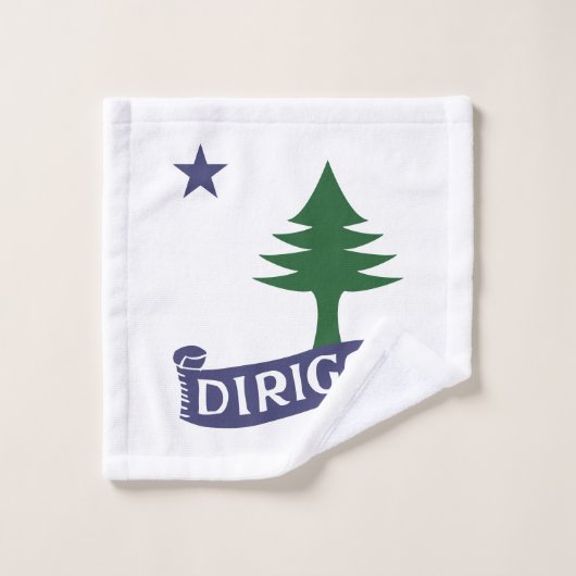 Dirigo / Maine Flag 1901 Washandje (Wasdoekje)