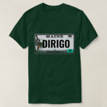 "Dirigo" Maine License Bord