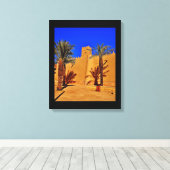 Diriyah Architecture Canvas Afdruk (Insitu (Houten vloer))