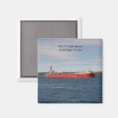 Dirk S. Van Enkevort & Michigan Trader magneet (Voorkant / Achterkant)